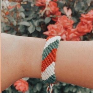 hand woven friend ship bracelet!
